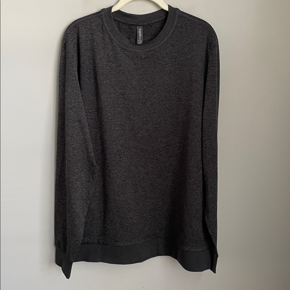 Vuori Ponto Performamce Charcoal Gray Drawstring Pants & Long Sleeve Crew XL - Picture 4 of 16